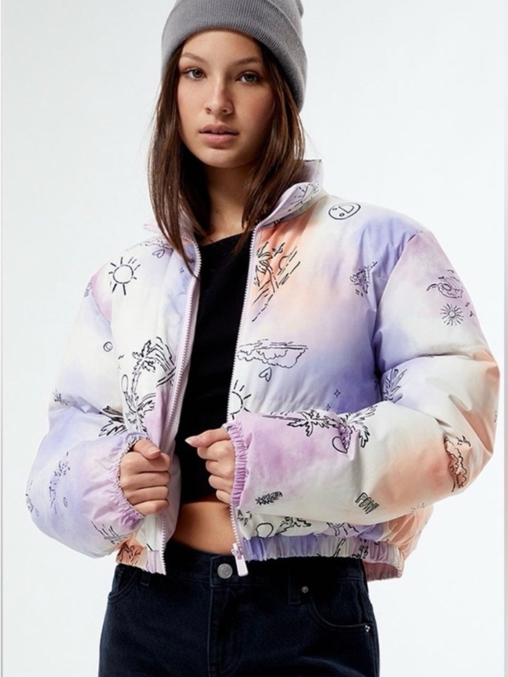 Roxy Chloe Kim Reversible Puffer Jacket